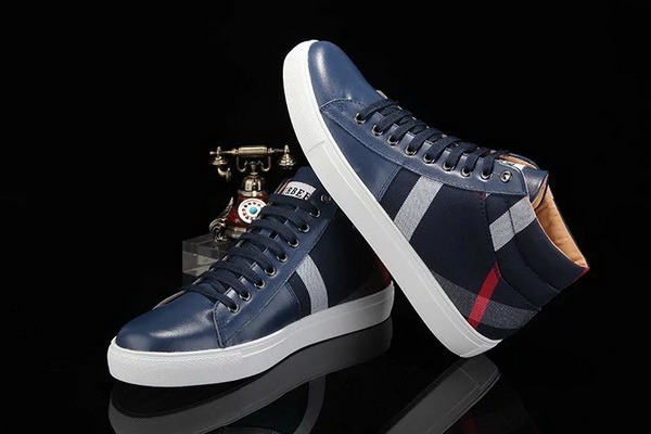 Burberry High-Top Fashion Men Shoes--016